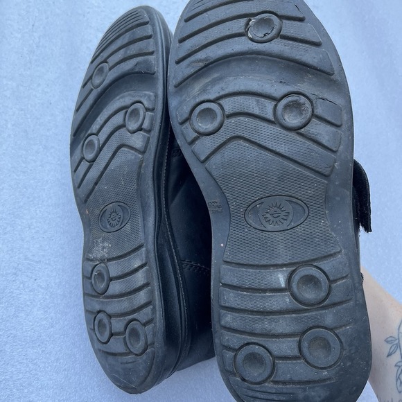 Earth Spirit Layton Mens Black Leather Walking Shoes Balance Sz 9W Vintage - Picture 8 of 8